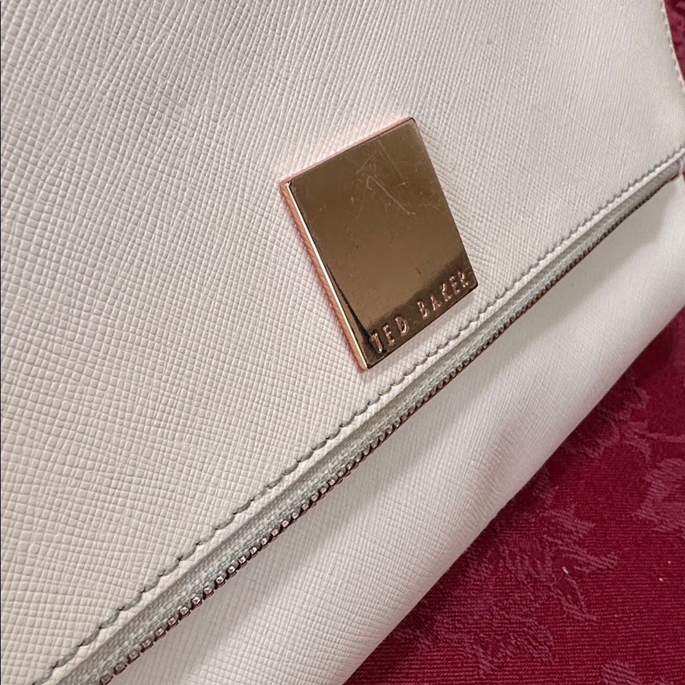 Ted Baker Pink Leather Crossbody Clutch - Picture 2 of 8